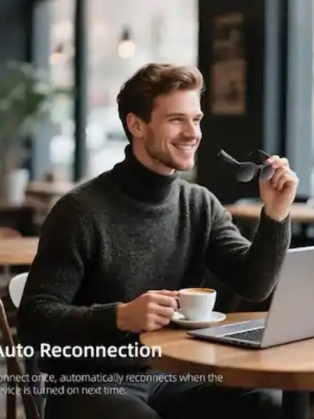 Smart Audio Wireless Smart Glasses w AI Translation Sunglasses